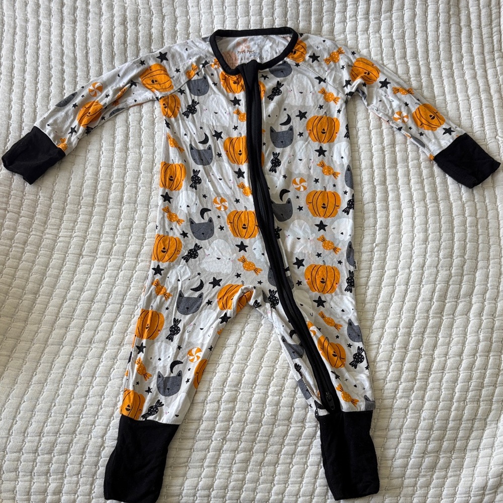 Little Sleepies Halloween Zippie